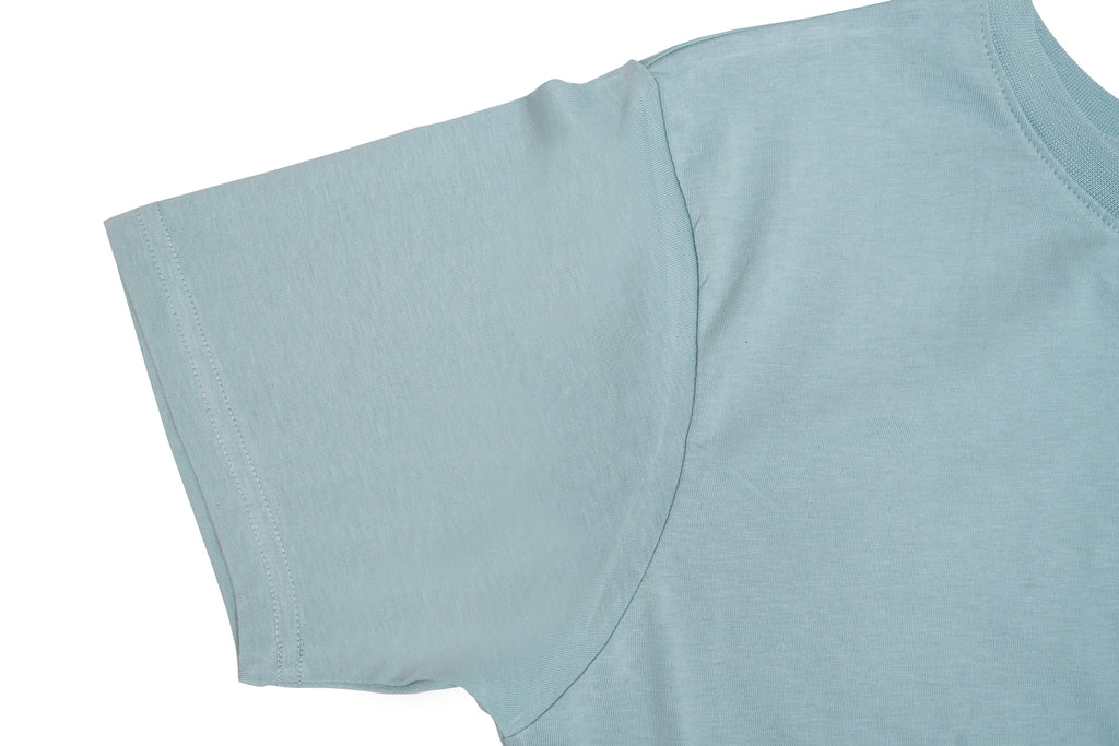 Unisex T-Shirts T-Shirt Pale_Blue_Sleeve TEE TALES
