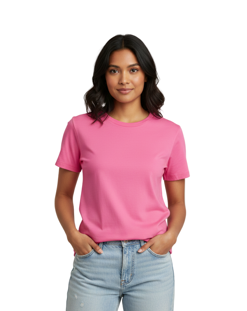 Women's T-Shirts Pink T-Shirt Pink_3d5ece6b-3169-4c85-bff8-6fe187a5567a TEE TALES
