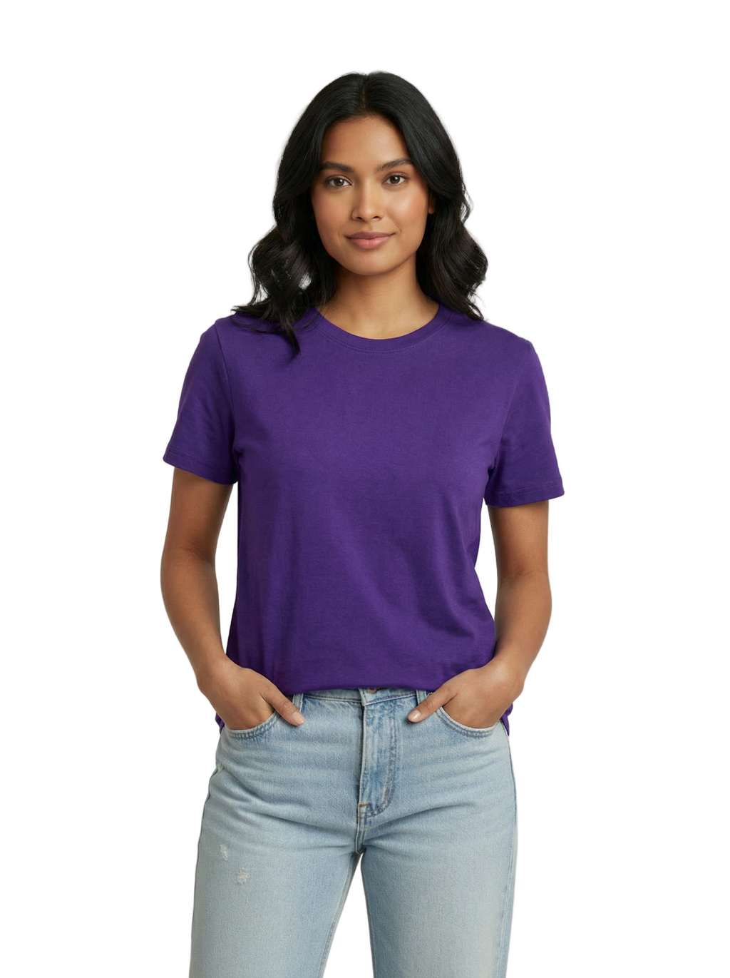 Women's T-Shirts Purple T-Shirt Purple_4646fe66-5d07-499c-a9ab-8430e2ed5896 TEE TALES