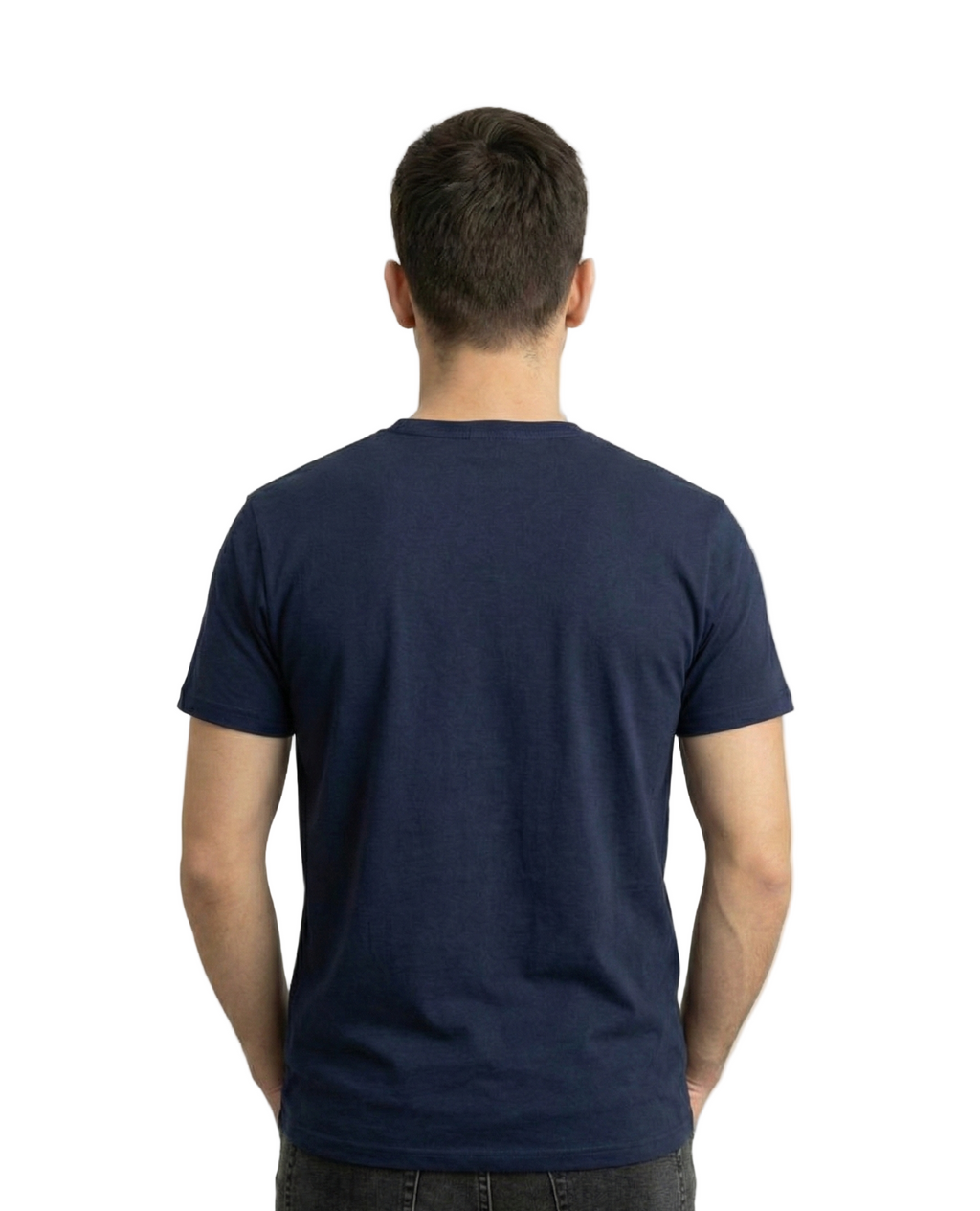 Unisex T-Shirts T-Shirt navy_back_side_54a13979-f7b2-4309-b463-40f7936a3adf TEE TALES