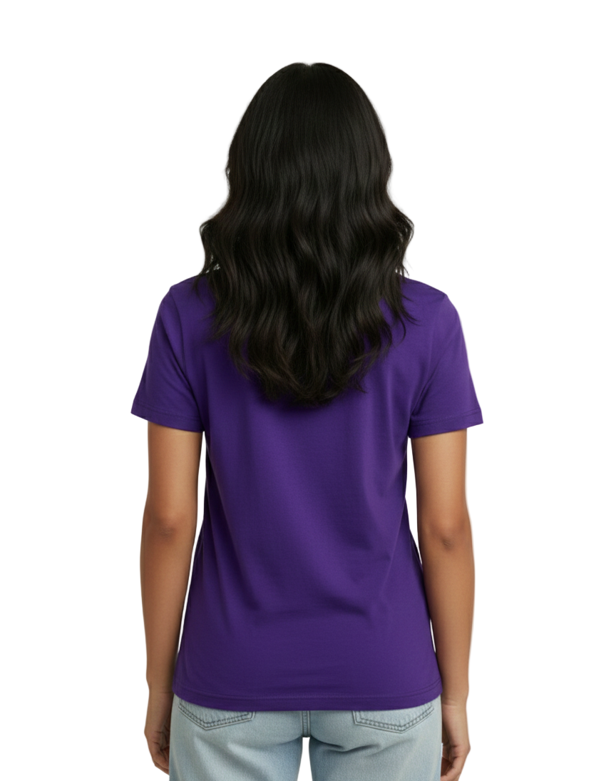 Women's T-Shirts T-Shirt purple_back_side_2374c2e1-d417-4b07-ac71-7e5bd90eed43 TEE TALES