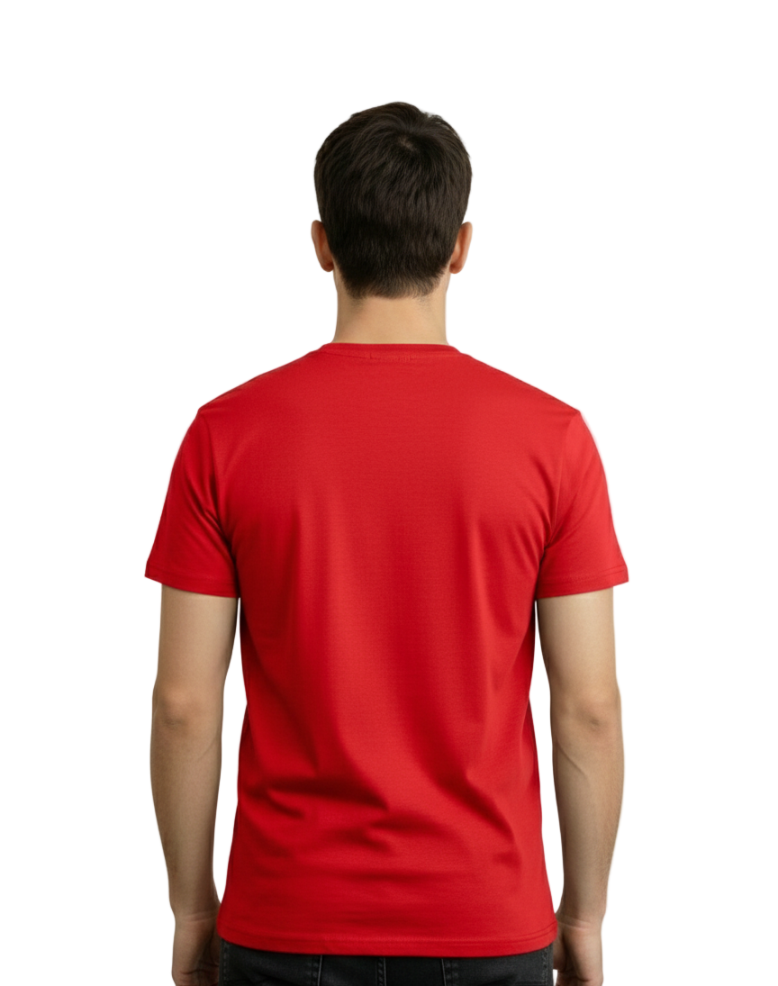 Unisex T-Shirts T-Shirt red_back_side_5ee0a1fc-9e55-455d-ae4f-55dcda21544b TEE TALES