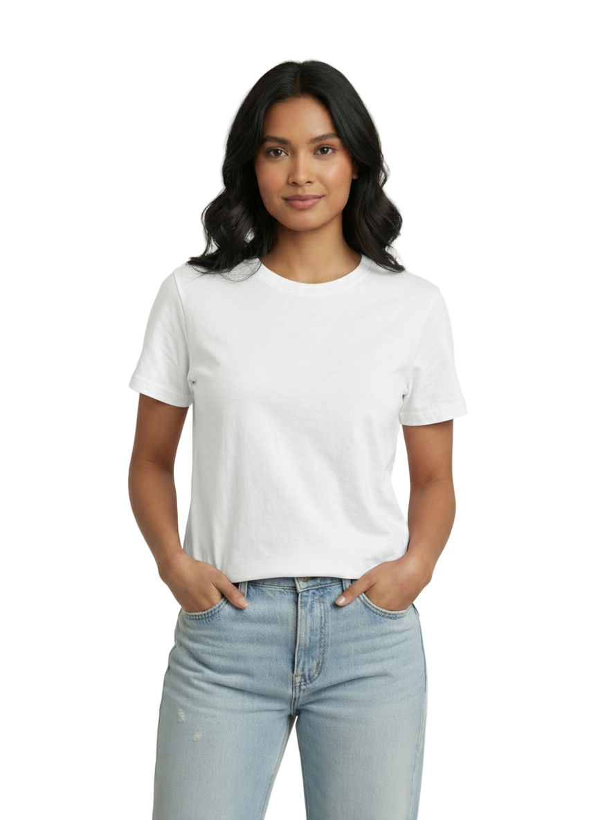 Women's T-Shirts White T-Shirt white_front TEE TALES